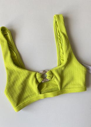 Верх от купальника topshop lime green