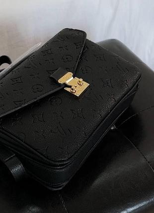 Louis vuitton super pochette black bag3 фото