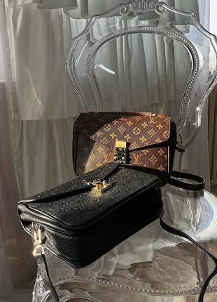 Louis vuitton super pochette black bag6 фото