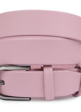 Женский кожаный ремень vintage 20796 розовый