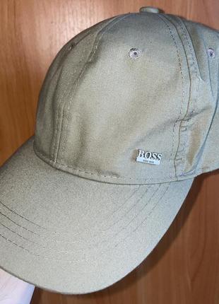 Бейсболка hugo boss khaki, оригинал, one size unisex