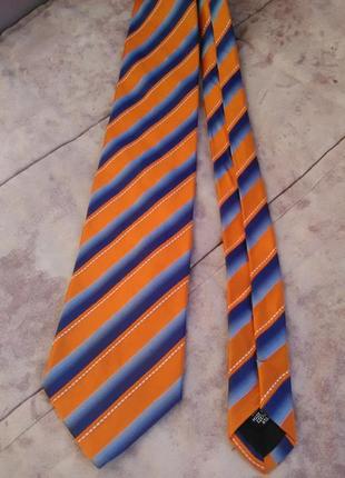 Шёлковый галстук hugo boss2 фото