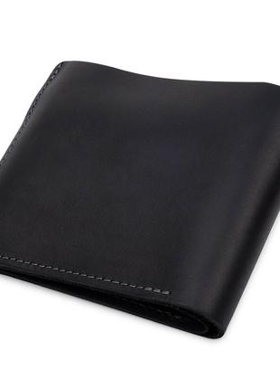 Небольшое мужское портмоне grande pelle 11566 черный2 фото
