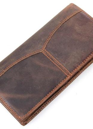 Бумажник мужской vintage 14223 коричневый