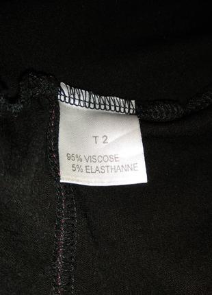 Плаття чорне стрейч з вишивкою з парижа9 фото