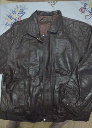 Качественная кожаная куртка, италия хl1 фото