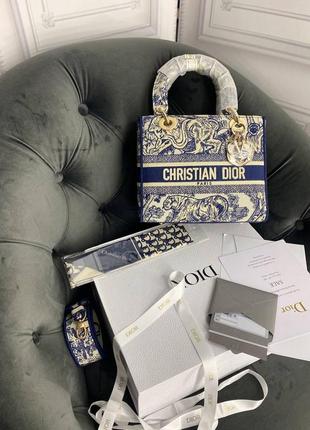 Premium брендовая шикарная сумка в стиле lady dior2 фото