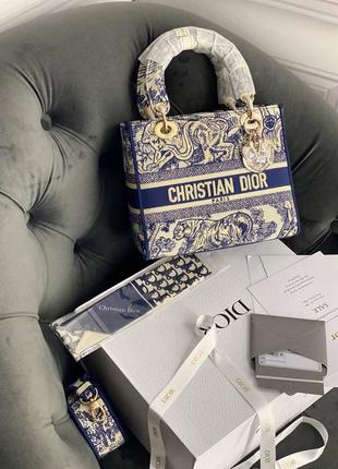 Premium брендовая шикарная сумка в стиле lady dior1 фото