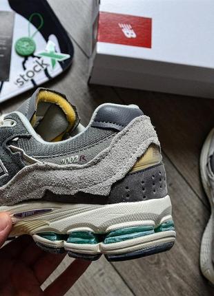 Замшеві кросівки Lauftights New Balance 'rain cloud'3 фото