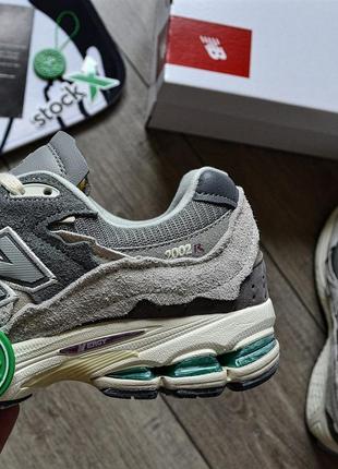 Замшеві кросівки Lauftights New Balance 'rain cloud'6 фото