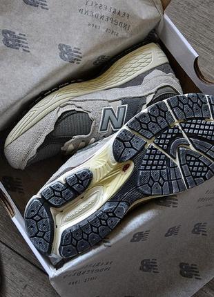 Замшеві кросівки Lauftights New Balance 'rain cloud'8 фото