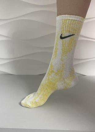 Високі шкарпетки nike tie dye, носки найк тай дай [носки найк купити]2 фото