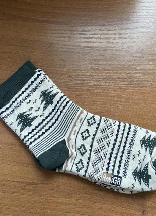 Новорічні зелені шкарпетки нові з ялинками