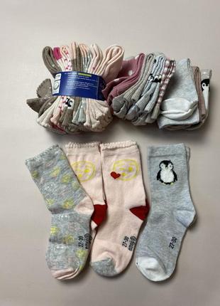 Набор носков для девочки 27-30
