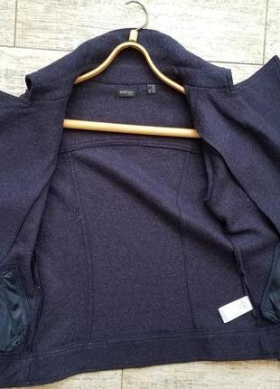 Куртка косуха из шерсти tcm tchibo с вязаными рукавами7 фото