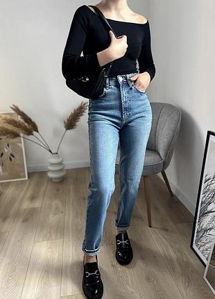 Джинси zara mom fit comfort