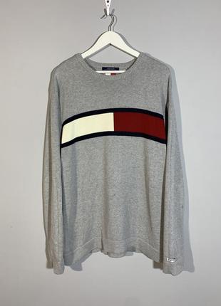 Теплый свитерик с логотипом на груди Tommy hilfiger