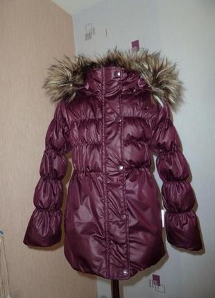 Name it пальто на пуху, пуховик на 6 лет рост 116 см