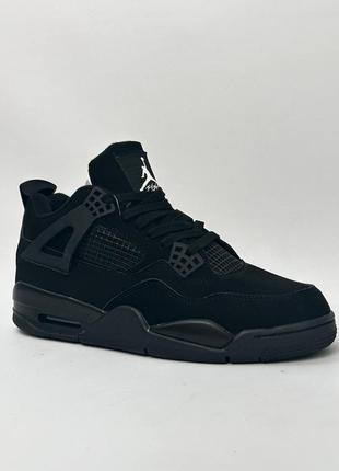 Кроссовки в стиле nike air jordan 4 Fund mat мужские премиум кроссовки найк джордан нубук демисезонные высокие high качественные