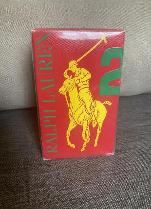 Ralph lauren big pony 2 red туалетна вода 75 мл, оригинал.