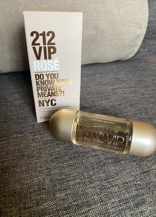 Carolina herrera 212 vip rose парфумована вода 30 мл, оригінал