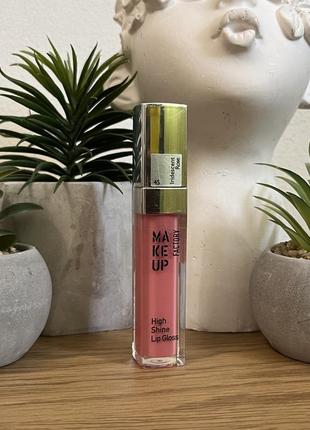 Оригінал блиск для губ Make up factory metal shine тени для век high shine lip gloss 45 iridescent rose оригинал блеск для губ