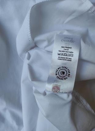 Фирменная школьная белая рубашка сорочка короткий рукав george р. 12-13 лет.5 фото