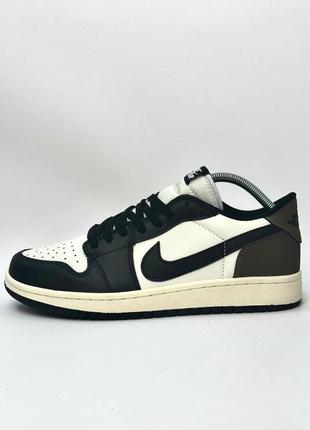 Кожаные мужские кроссовки nike air jordan 1 x dior retro кроссовки мужественный кожаный 41-458 фото