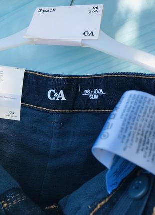 Новые утепленные джинсы размер 98 от с&amp;а9 фото