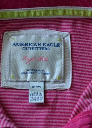 American eagle (m)  миле рожеве поло3 фото