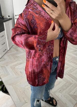 Оксамитова сорочка блуза2 фото