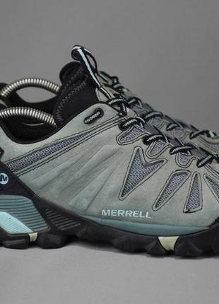 Merrell capra горизонтальноx gore-tex vibram кроссовки треккинговые непромокаемые. оригинал. 42 р./27.5 см.