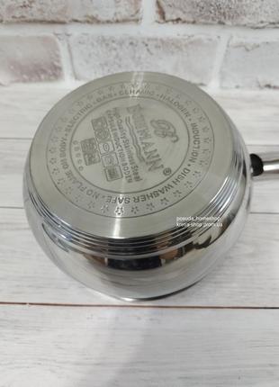 Універсальний набір каструль 4 каструлі з нержавіючої сталі