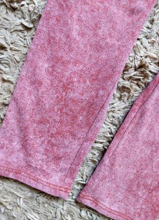 Бордово-розовые женские джинсы || gina || размер m3 фото