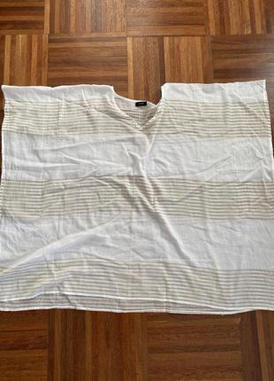 Сорочка бавовняна блуза пляжний одяг hallhuber  u  one size німеччинa