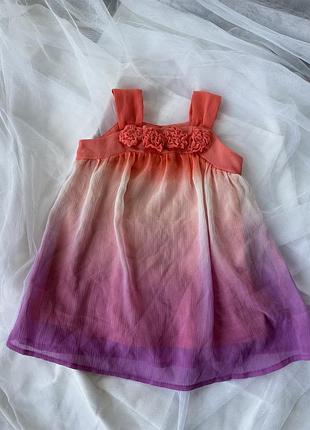 Платье платье на лето осень в год легкое на брителях праздничное на праздник шифон 12 месяцев