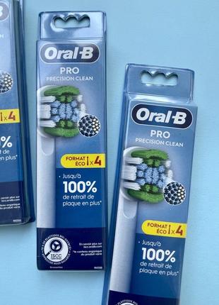 Oralb оралб pro precision clean! набір 4штуки!2 фото