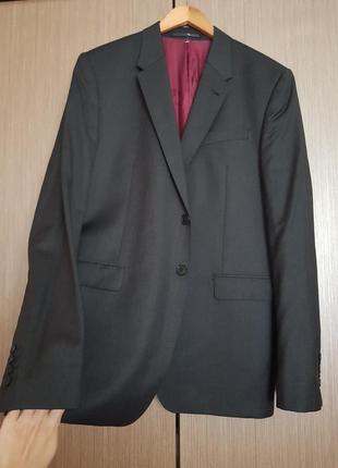 Качественный базовый серый жакет