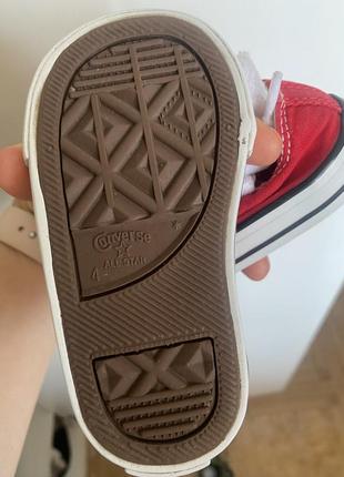 Кеди дитячі converse, 11,5 см, оригиналінал5 фото