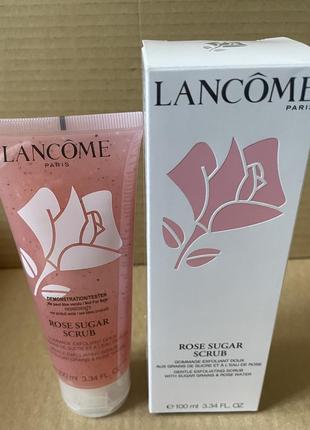 Lancôme rose sugar scrub скраб для обличчя 100ml