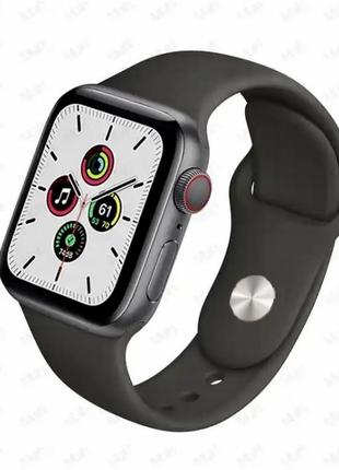 Ремешок/браслет для apple watch 42/44/45/49 мм l (черный/белый)1 фото