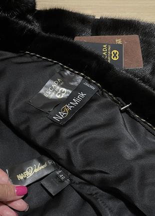 Ексклюзив 🔥❗️неперевершена норкова шуба escada nafa максі довжина 140 см р.46-5210 фото
