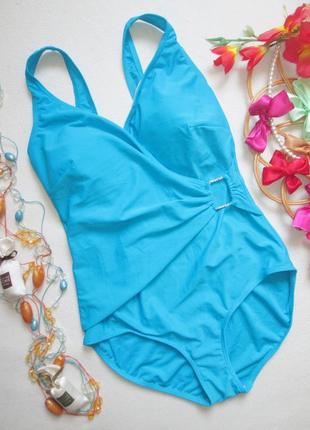 Шикарный однотонный слитный купальник на запах resort 🌺🌴🌺