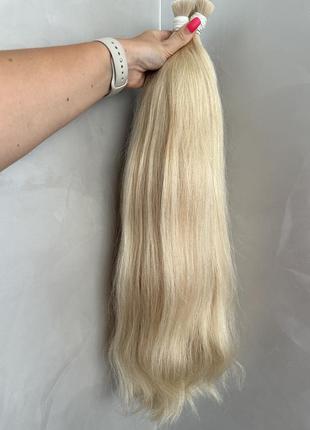 Натуральные славянские белые волосы4 фото