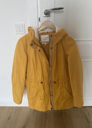 Куртка парка зимне-осенняя размер c tom tailor1 фото