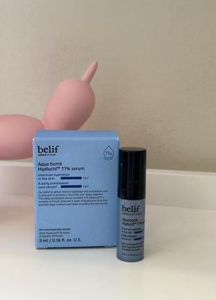 Увлажняющая сыворотка для лица belif aqua bomb hydrating hyalucid 11%