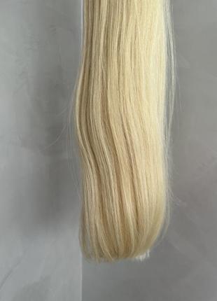 Натуральные славянские белые волосы5 фото