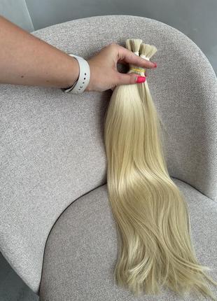 Натуральные славянские белые волосы4 фото