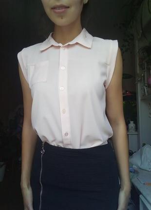 Класична блузка, сорочка з коротким рукавом, шкільна сорочка
