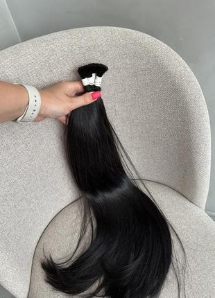 Натуральные славянские черные волосы